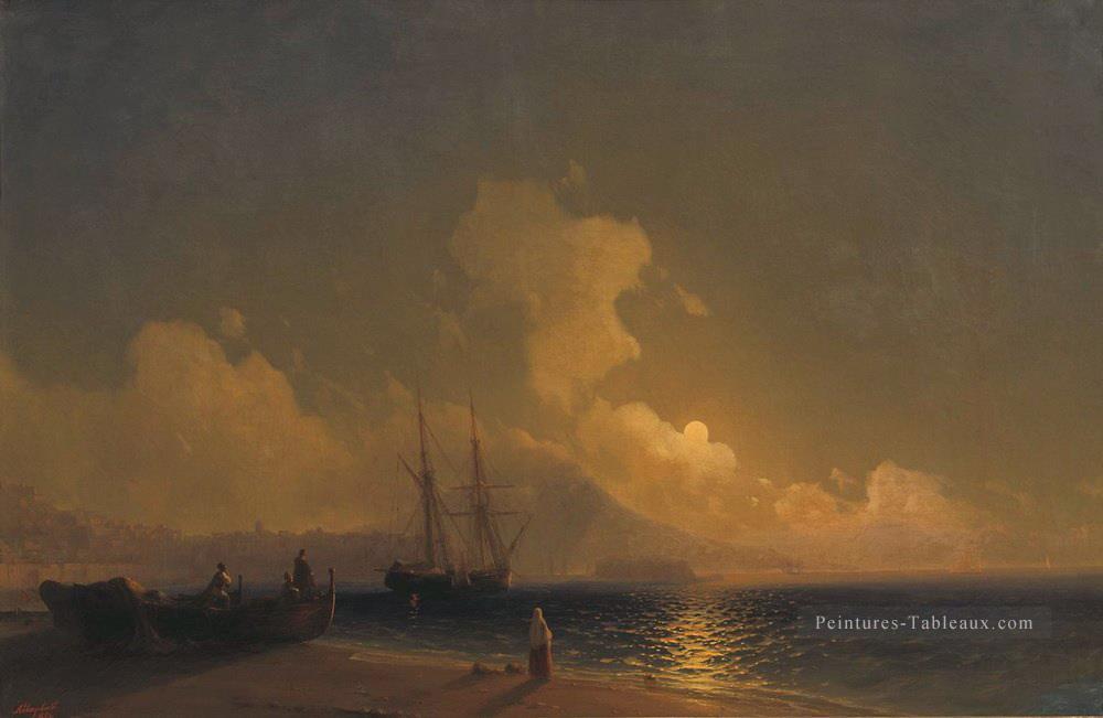 mer la nuit 1 Romantique Ivan Aivazovsky russe Peintures à l'huile